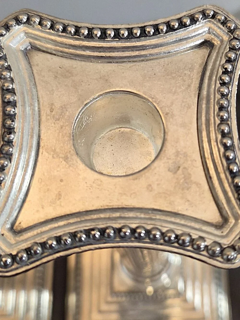 Studio Silversmiths Roman Design Pillar Candlesticks, 12